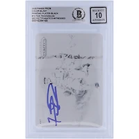 Tua Tagovailoa Miami Dolphins Autographed 2020 Panini Prizm Color Blast Black Printing Plate #13 #1/1 Beckett Fanatics Witnessed Authenticated 10 Rookie Card