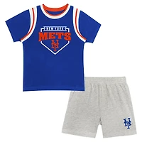 Preschool Fanatics New York Mets Loaded Base T-Shirt & Shorts Set