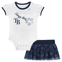 Newborn & Infant Tampa Bay Rays Sweet Bodysuit & Skirt Set