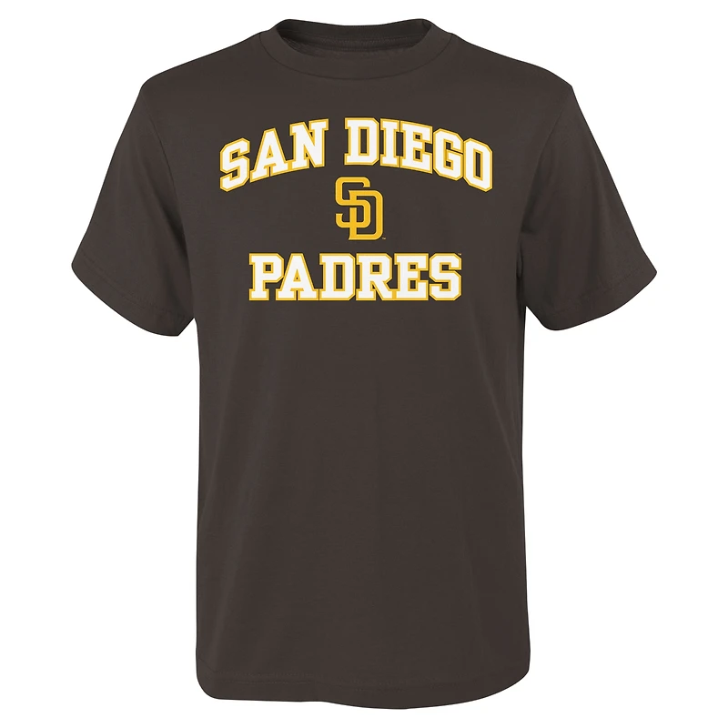 Youth Brown San Diego Padres Heart & Soul T-Shirt