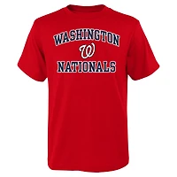 Youth Red Washington Nationals Heart & Soul T-Shirt