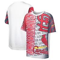 Youth White St. Louis Cardinals Impact Hit Bold T-Shirt