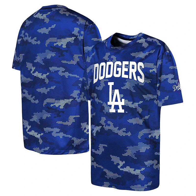 Youth Fanatics Royal Los Angeles Dodgers Trainer Tech T-Shirt