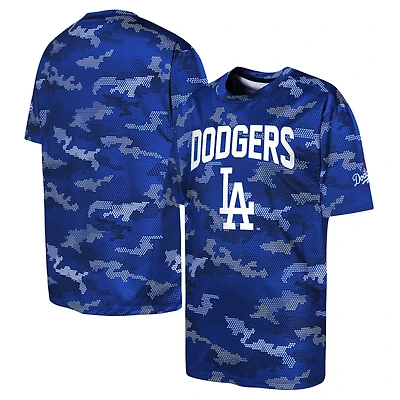 Youth Fanatics Royal Los Angeles Dodgers Trainer Tech T-Shirt