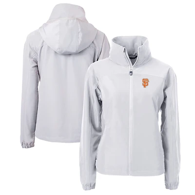 Women's Cutter & Buck  Gray San Francisco Giants City Connect Charter Eco Recycled Full-Zip Jacket
