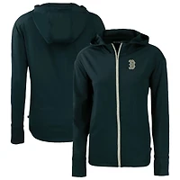 Women's Cutter & Buck  Navy Boston Red Sox City Connect Daybreak Eco Recycled Full-Zip Hoodie