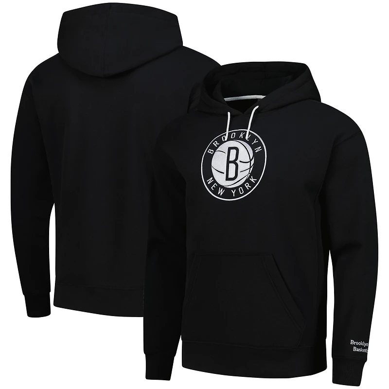 Men's Fanatics  Black Brooklyn Nets Elements Pace Pullover Hoodie
