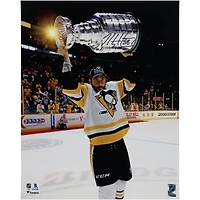 Kris Letang Pittsburgh Penguins Autographed 16" x 20" 2017 Raising Cup Photograph