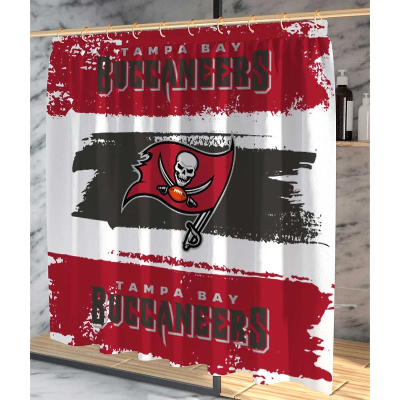 Pegasus Tampa Bay Buccaneers Shower Curtain & Bath Mat Set