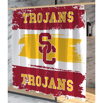 Pegasus USC Trojans Shower Curtain & Bath Mat Set