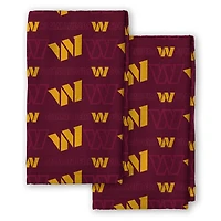 Pegasus Washington Commanders 2-Pack Repeat Logo Dish Towel Set