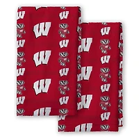Pegasus Wisconsin Badgers 2-Pack Repeat Logo Dish Towel Set