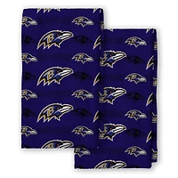 Pegasus Baltimore Ravens 2-Pack Repeat Logo Dish Towel Set