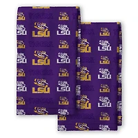 Pegasus LSU Tigers 2-Pack Repeat Logo Dish Towel Set