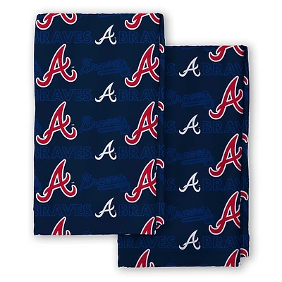 Pegasus Atlanta Braves 2-Pack Repeat Logo Dish Towel Set