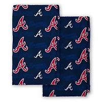 Pegasus Atlanta Braves 2-Pack Repeat Logo Dish Towel Set