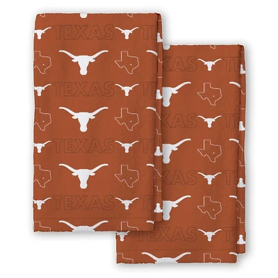 Pegasus Texas Longhorns 2-Pack Repeat Logo Dish Towel Set