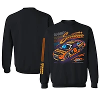 Men's JR Motorsports Official Team Apparel Black Sammy Smith Pullover Sweatshirt