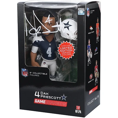 Dak Prescott Dallas Cowboys Autographed GameChangers Series 2 6" Figurine