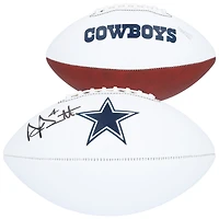 Dak Prescott Dallas Cowboys Autographed Franklin White Panel Football