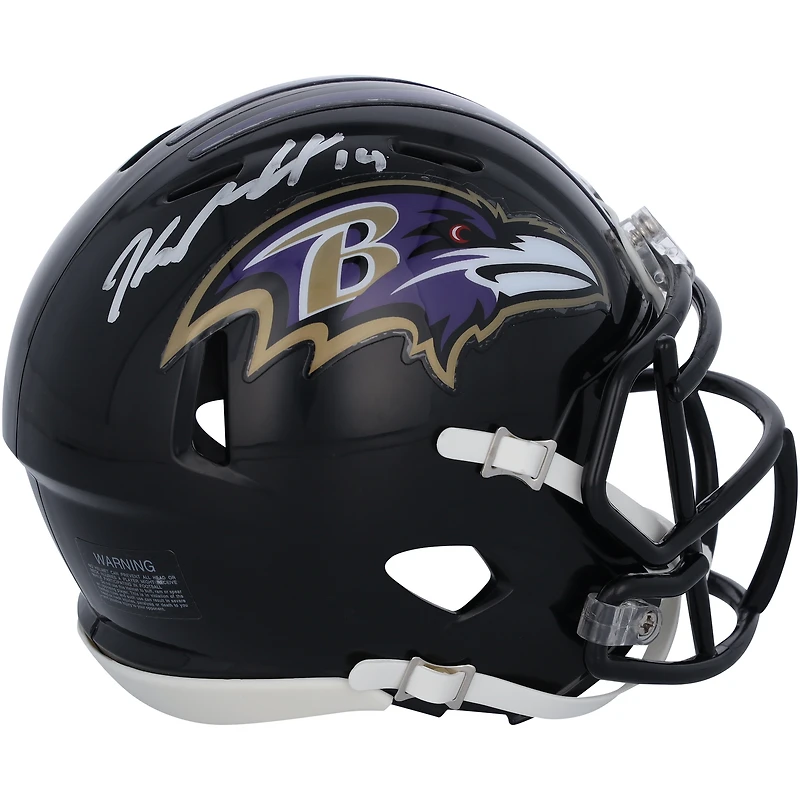 Kyle Hamilton Baltimore Ravens Autographed Speed Mini Helmet