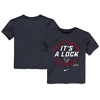 Toddler Nike Navy Houston Texans 2023 AFC South Division Champions Trophy Collection T-Shirt