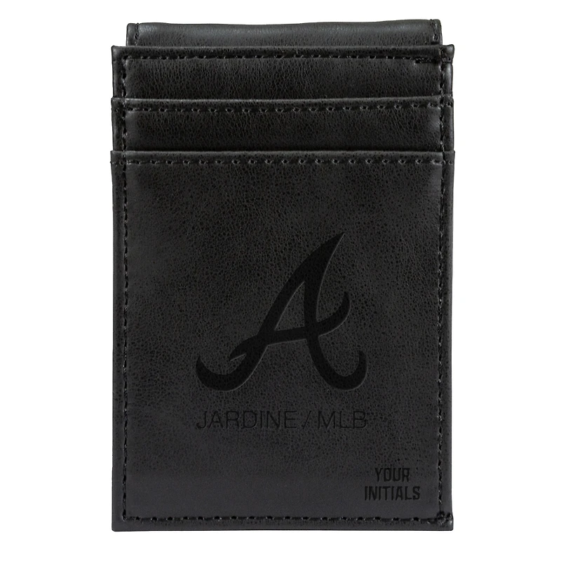 Atlanta Braves Personalized Front Pocket Wallet