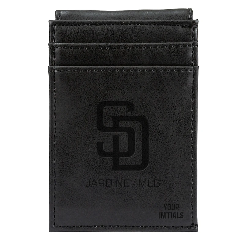 San Diego Padres Personalized Front Pocket Wallet