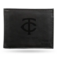 Black Minnesota Twins Personalized Billfold Wallet