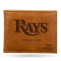 Brown Tampa Bay Rays Personalized Billfold Wallet