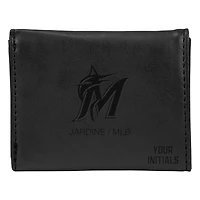 Miami Marlins Personalized Trifold Wallet