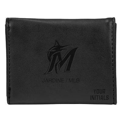 Miami Marlins Personalized Trifold Wallet