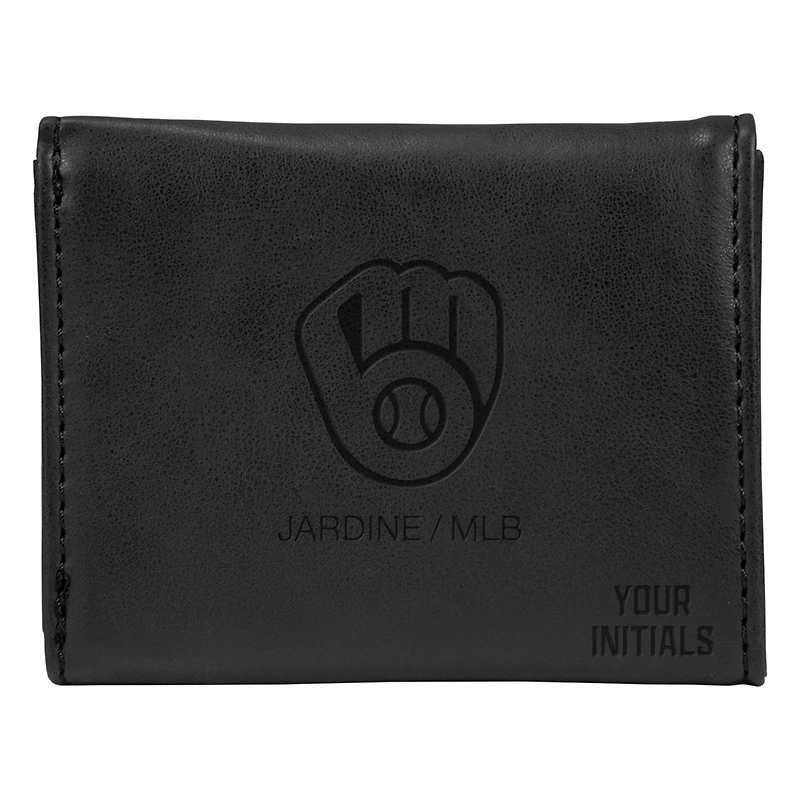 Milwaukee Brewers Personalized Trifold Wallet