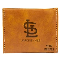 Brown St. Louis Cardinals Personalized Trifold Wallet