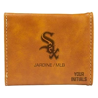 Brown Chicago White Sox Personalized Trifold Wallet