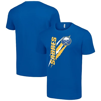 Men's Starter Royal Buffalo Sabres Color Scratch T-Shirt