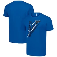 Men's Starter  Blue St. Louis Blues Color Scratch T-Shirt