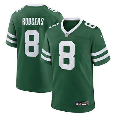 Men's Nike Aaron Rodgers Green New York Jets Team Game Jersey