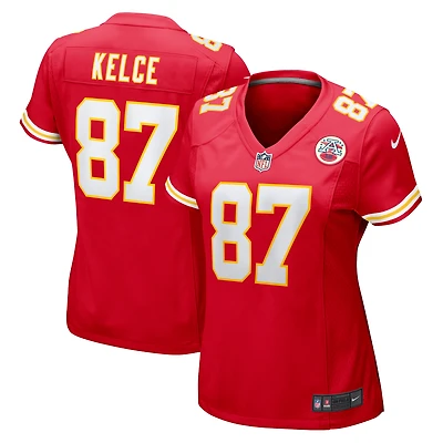 Women's Nike Travis Kelce Red Kansas City Chiefs Game Player Jersey