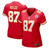 Women's Nike Travis Kelce Red Kansas City Chiefs Game Player Jersey