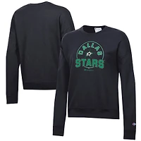 Women's Champion Black Dallas Stars Powerblend Pullover Sweatshirt