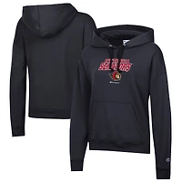 Women's Champion Black Ottawa Senators Powerblend Fleece Pullover Hoodie