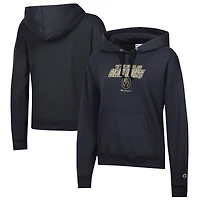 Women's Champion Black Vegas Golden Knights Powerblend Fleece Pullover Hoodie