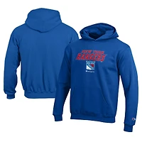 Youth Champion  Royal New York Rangers Eco Powerblend Pullover Hoodie