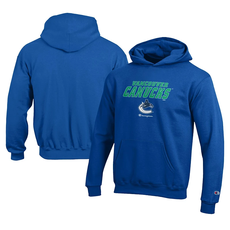 Youth Champion  Royal Vancouver Canucks Eco Powerblend Pullover Hoodie