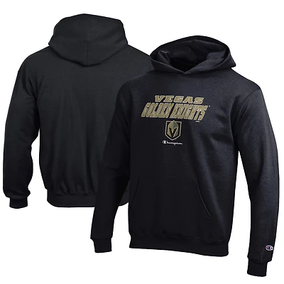 Youth Champion  Black Vegas Golden Knights Eco Powerblend Pullover Hoodie