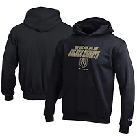Youth Champion  Black Vegas Golden Knights Eco Powerblend Pullover Hoodie