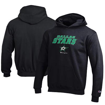 Youth Champion  Black Dallas Stars Eco Powerblend Pullover Hoodie