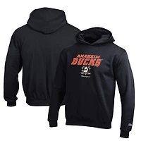 Youth Champion  Black Anaheim Ducks Eco Powerblend Pullover Hoodie