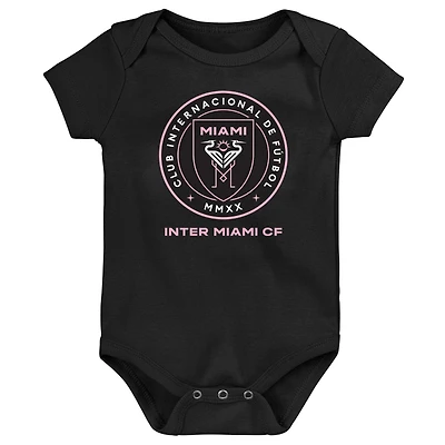 Infant Black Inter Miami CF Primary Logo Bodysuit